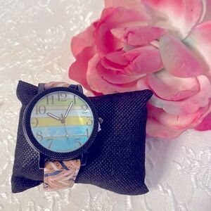 🛍Paphitak women’s Multicolor fashion watch stainless steel